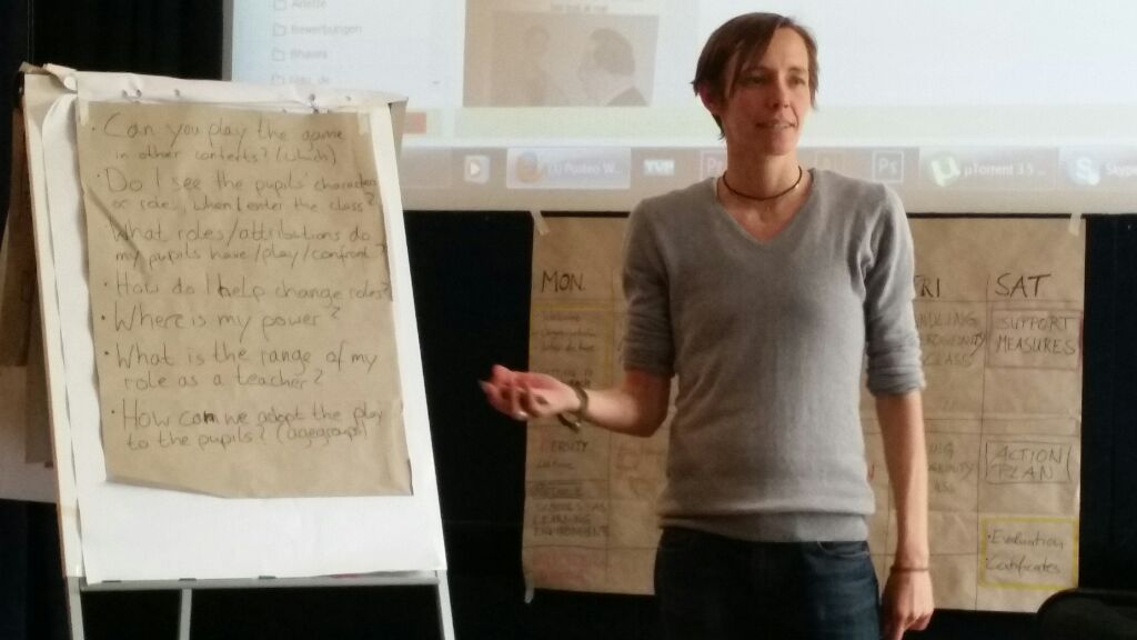 Sandra Moßner Workshopleiterin Budapest 2017 Foto von Susan Navissi 1