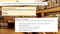 Lerngruppen finden und Bücherbasar im Grundschullehramt