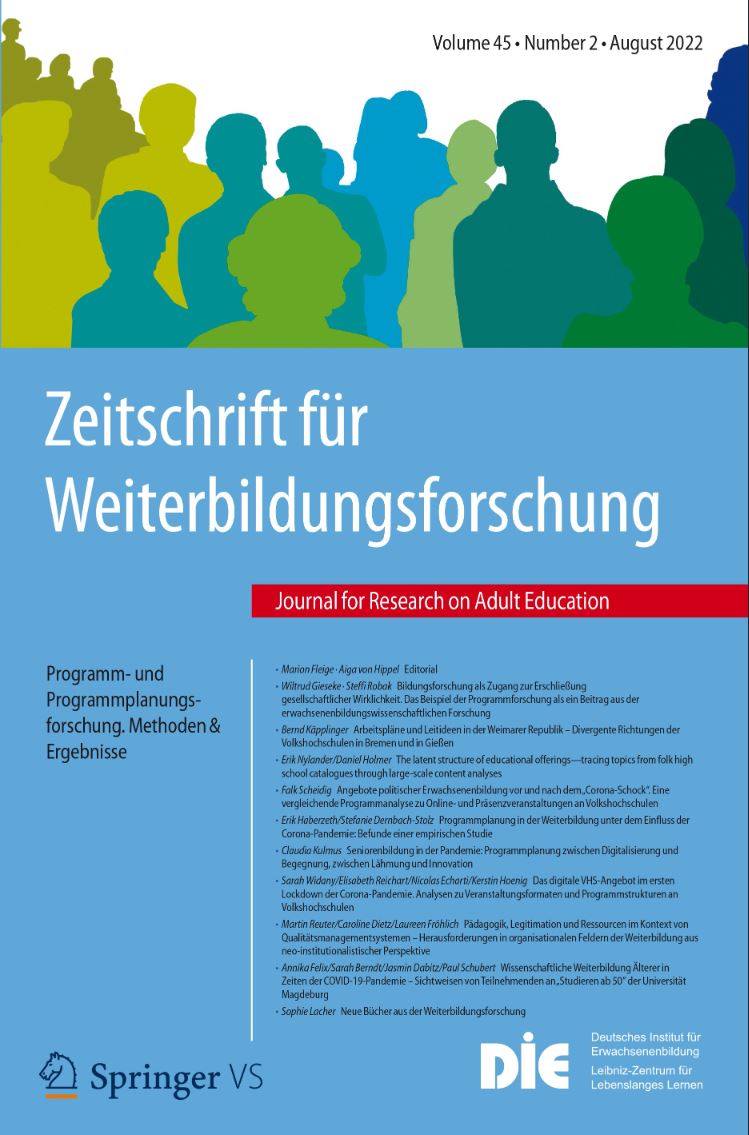 Zeitschrift für Weiterbildungsforschung Volume 45.JPG