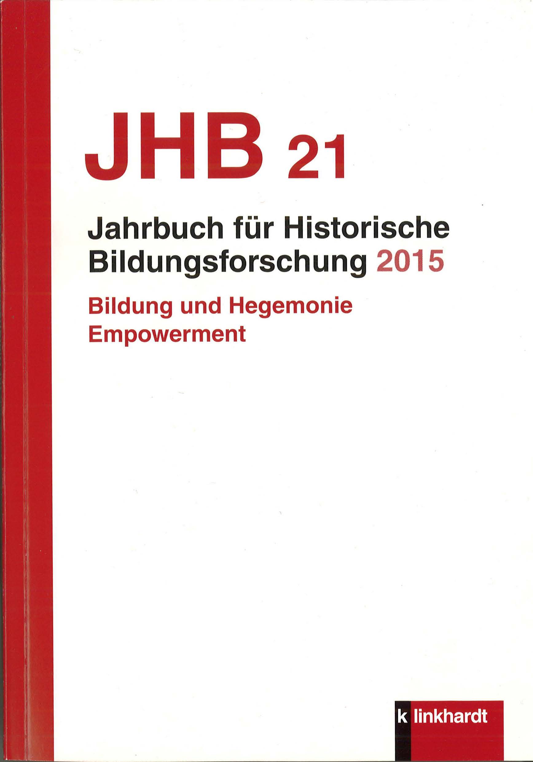 Jahrbuch für Historische Bildungsforschung 2015