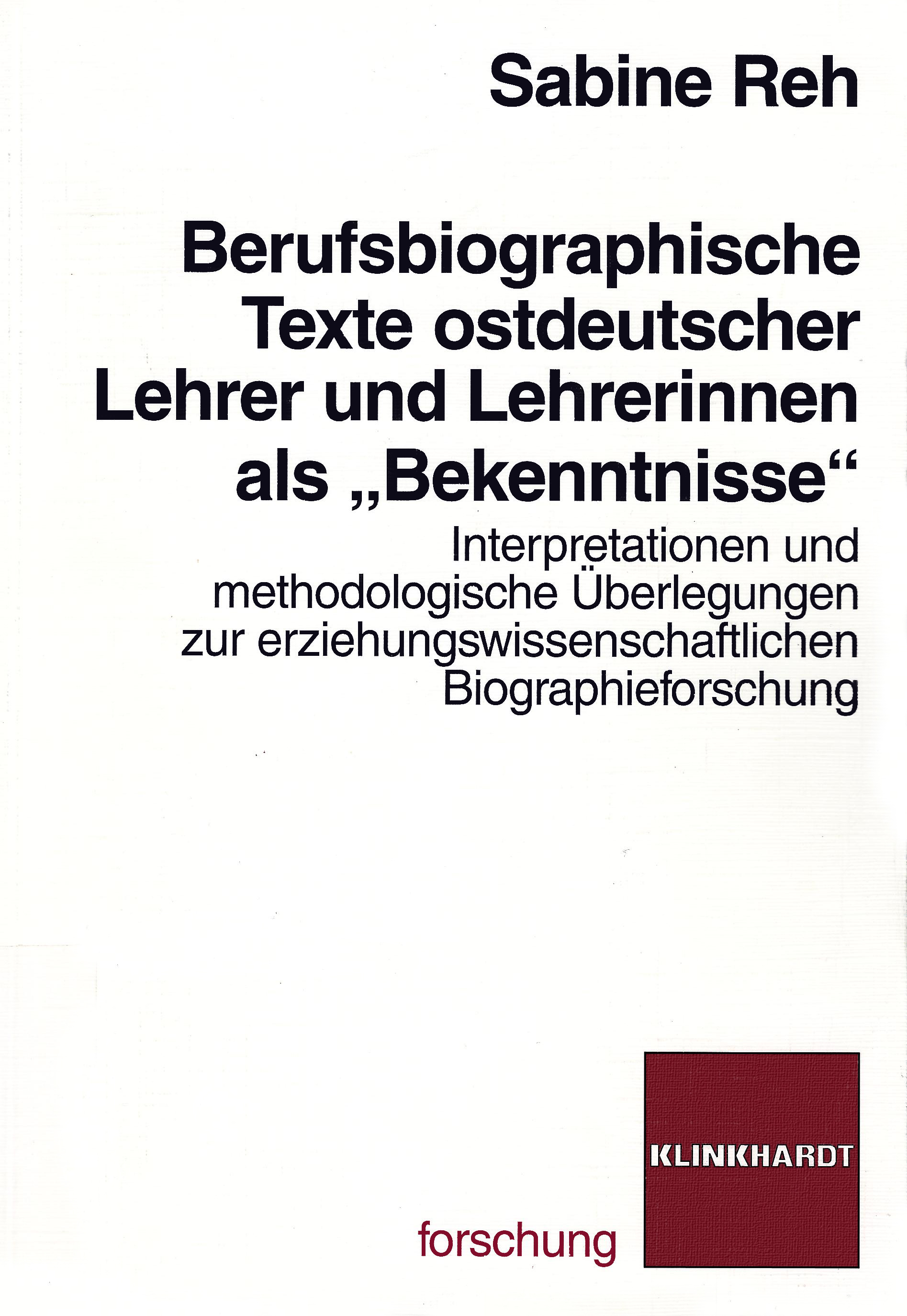 Berufsbiographische, REH 2