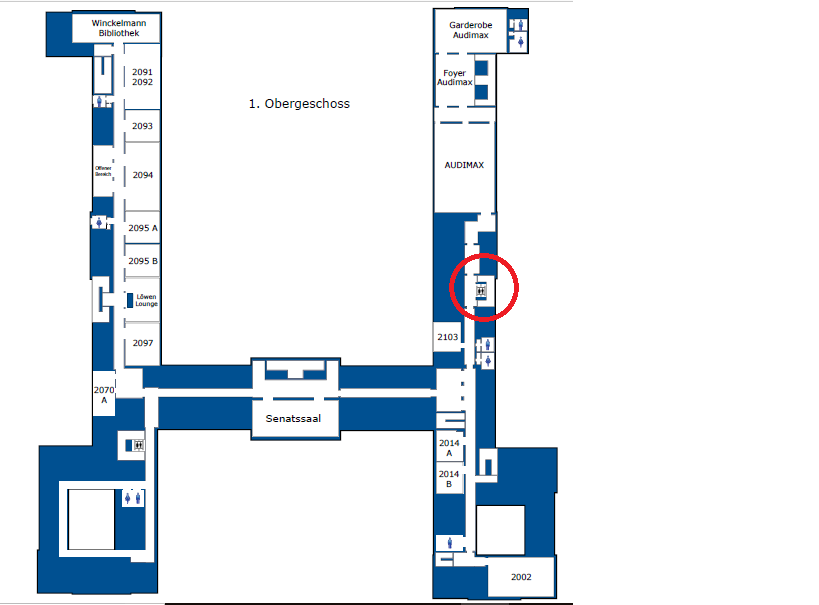 Lageplan Aufzug