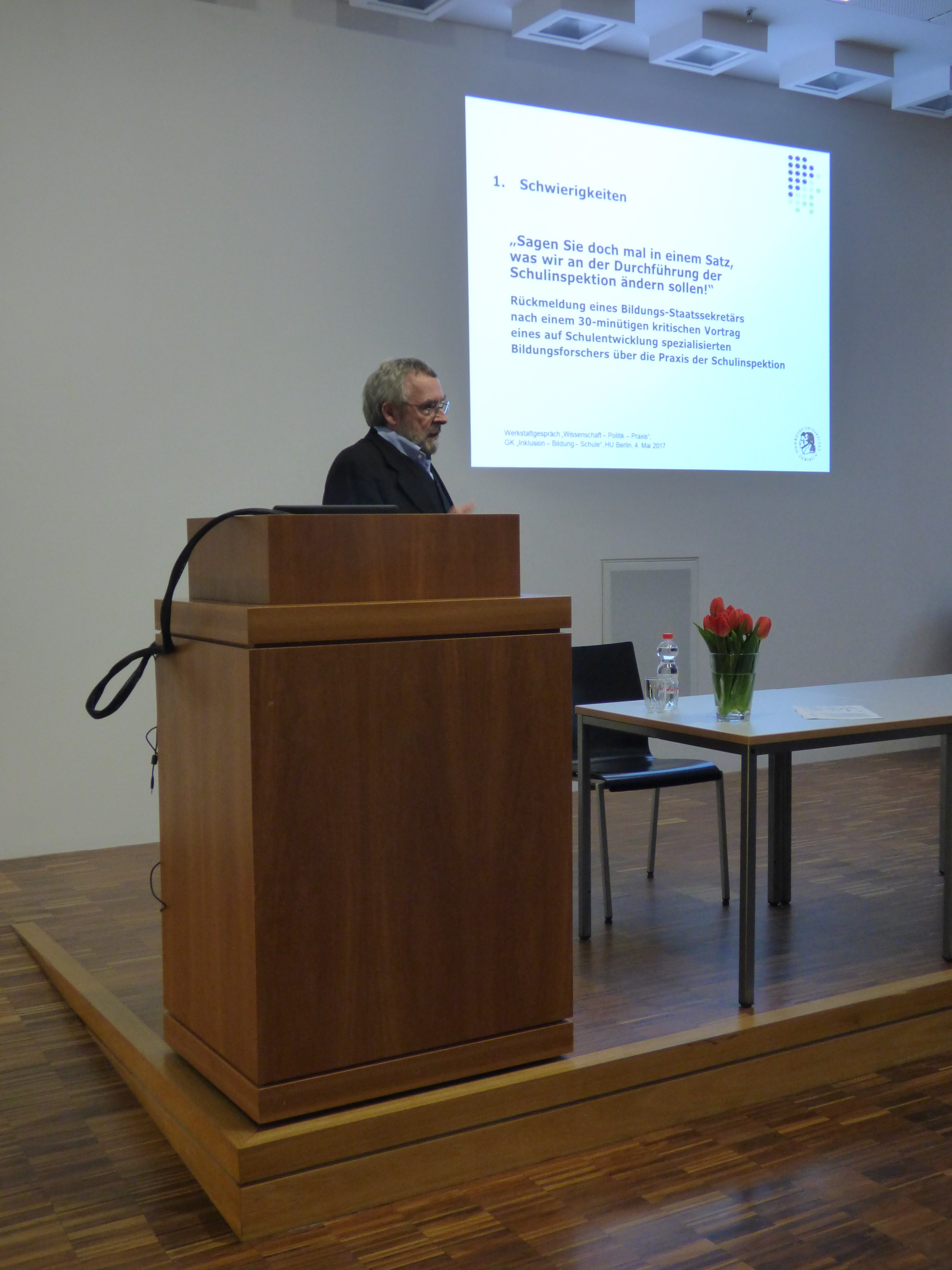 Abschlussvortrag, Prof. Dr. Heinz-Elmar Tenorth 