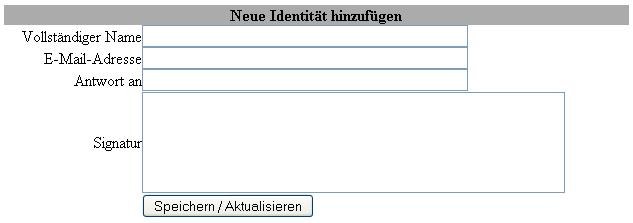 Neue Identität